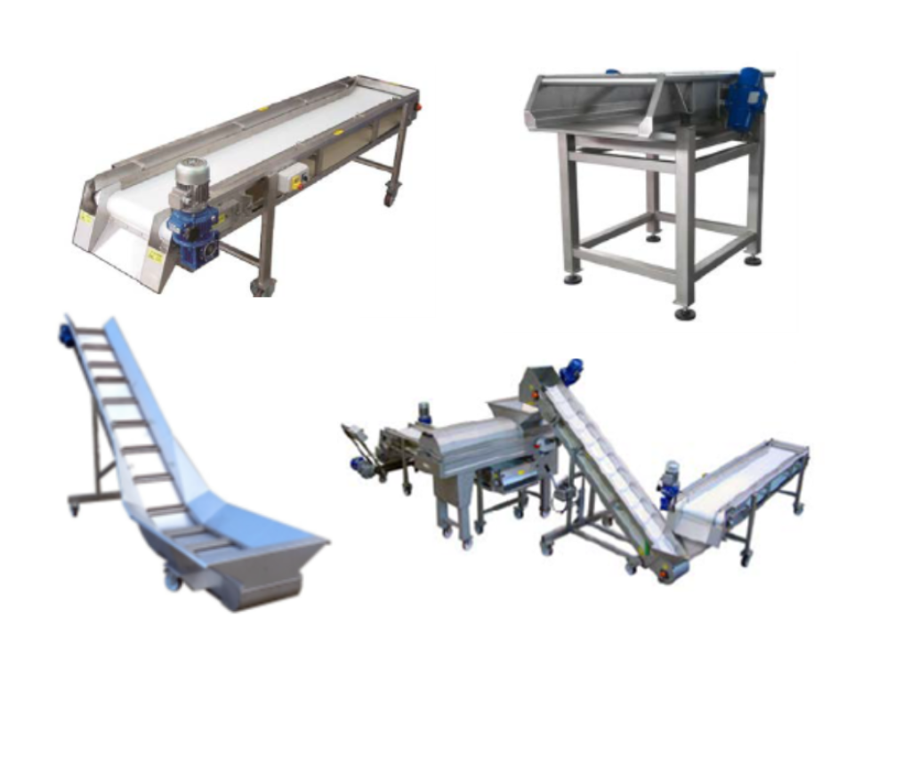 Mesas de seleção e Esteiras transportadoras